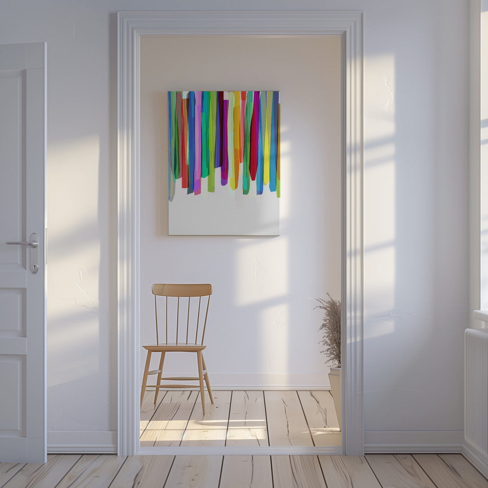 Bunte Streifen 2 | Leinwand