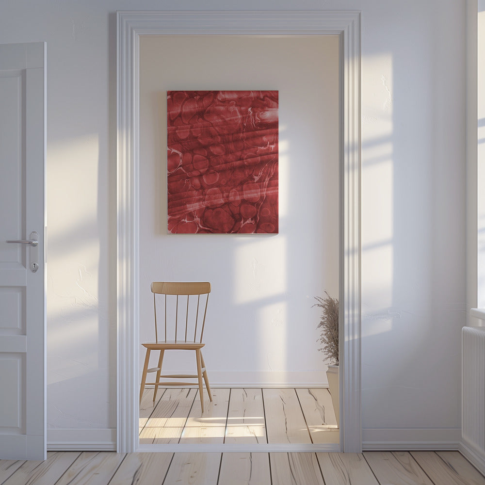 Ebru Red440 | Canvas