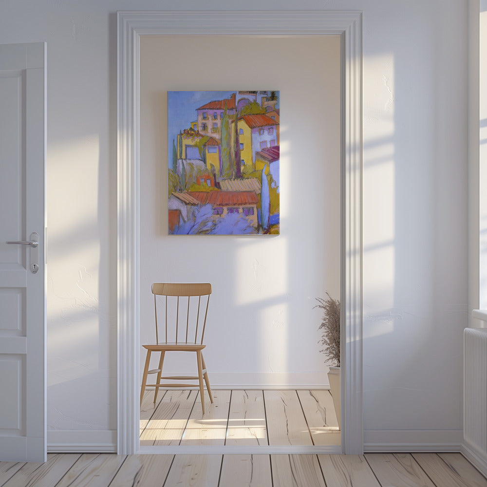 Mediterrane Farbtöne | Leinwand