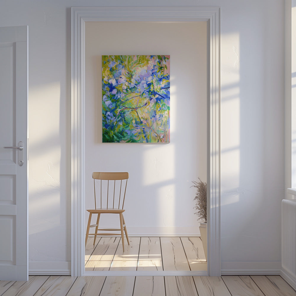 Lebendige Farben und zarte Blütenblätter | Leinwand