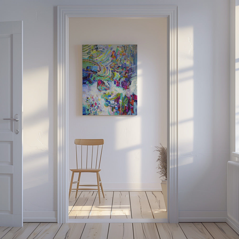 Lebendiger Wandteppich | Leinwand