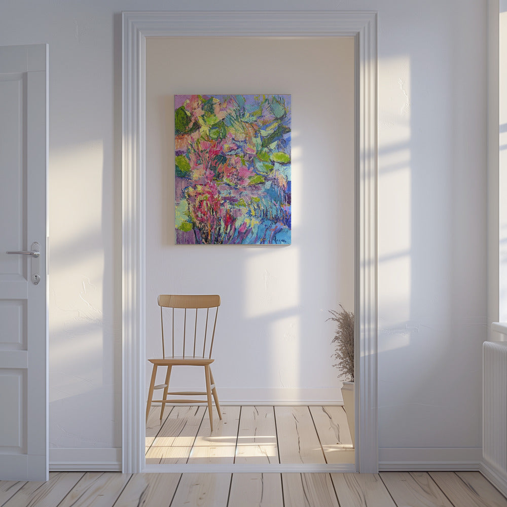 Lebendige Blumenträume | Leinwand