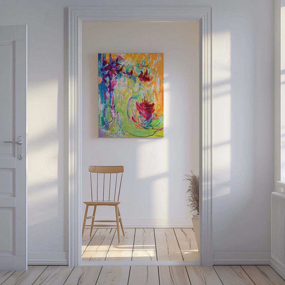 Lebendige Blüten | Leinwand