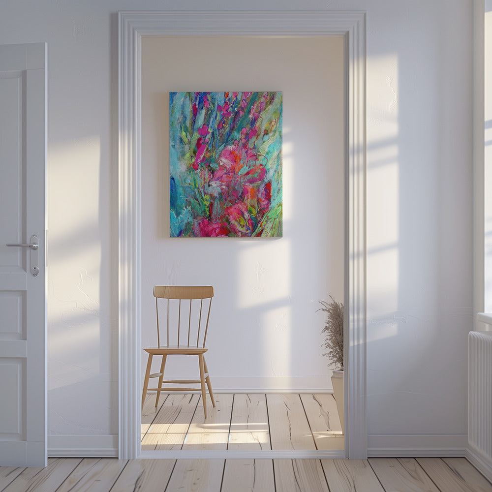 My Heart Blooms For You | Canvas