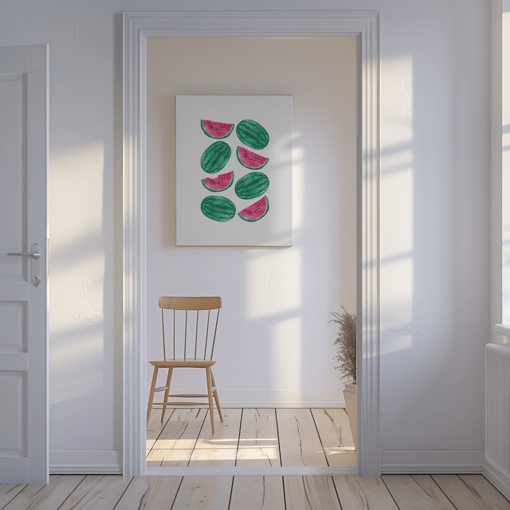 Wassermelonenmenge | Leinwand