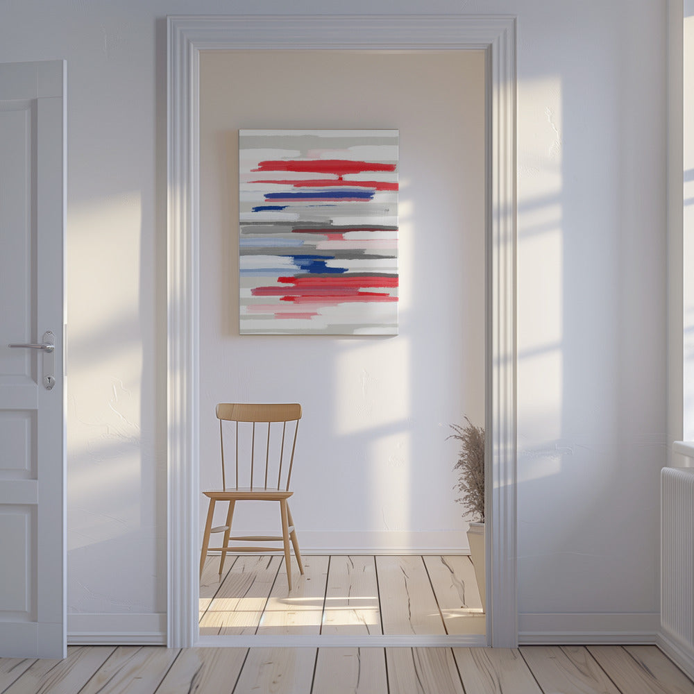 BILLS ROT WEISS UND BLAU | Leinwand