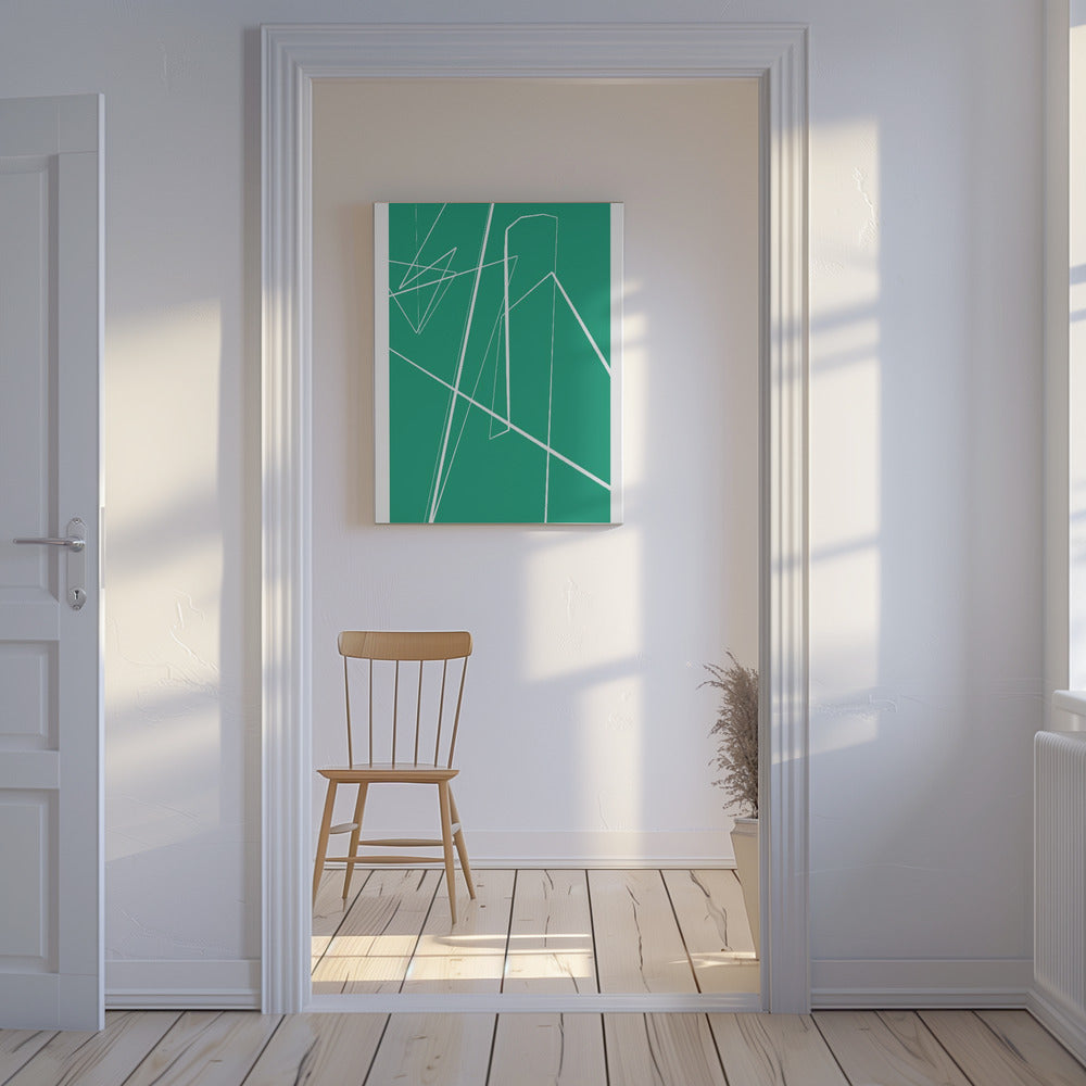 Geometrische Flucht | Leinwand