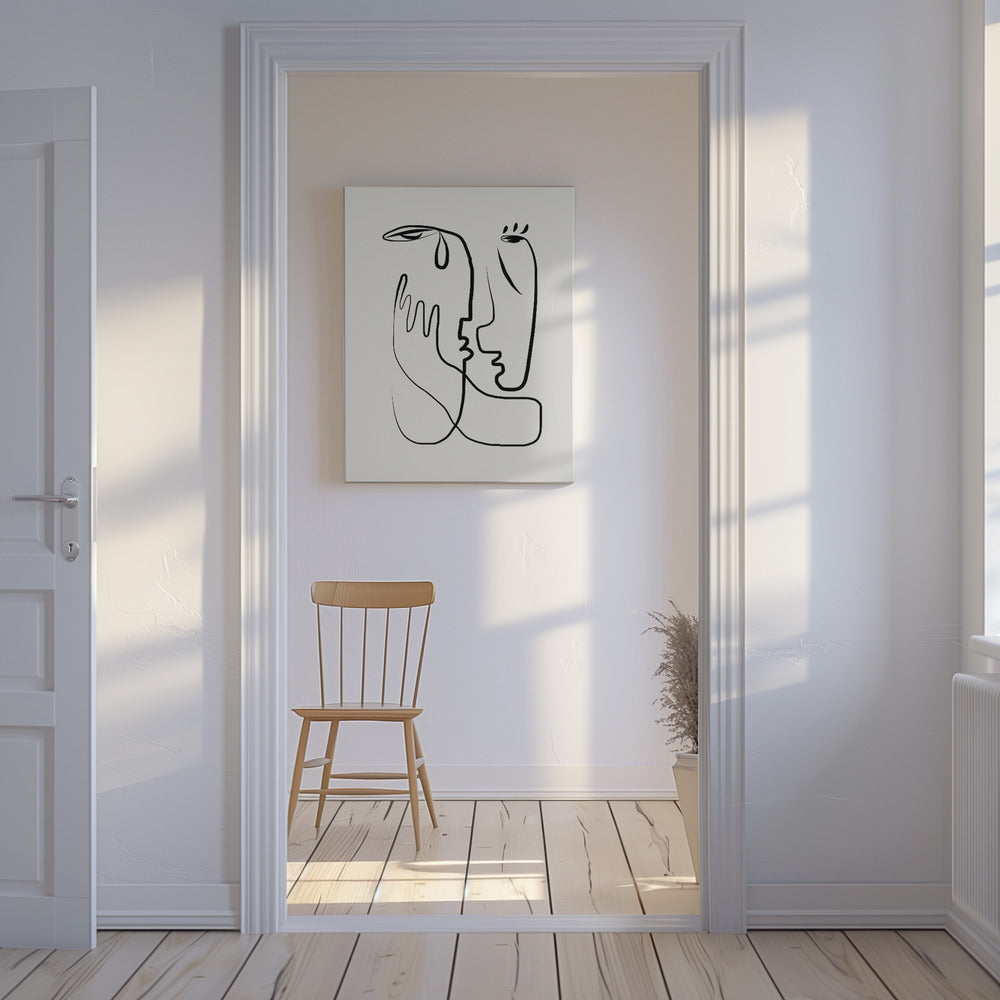 Don't Cry Line Art | Canvas