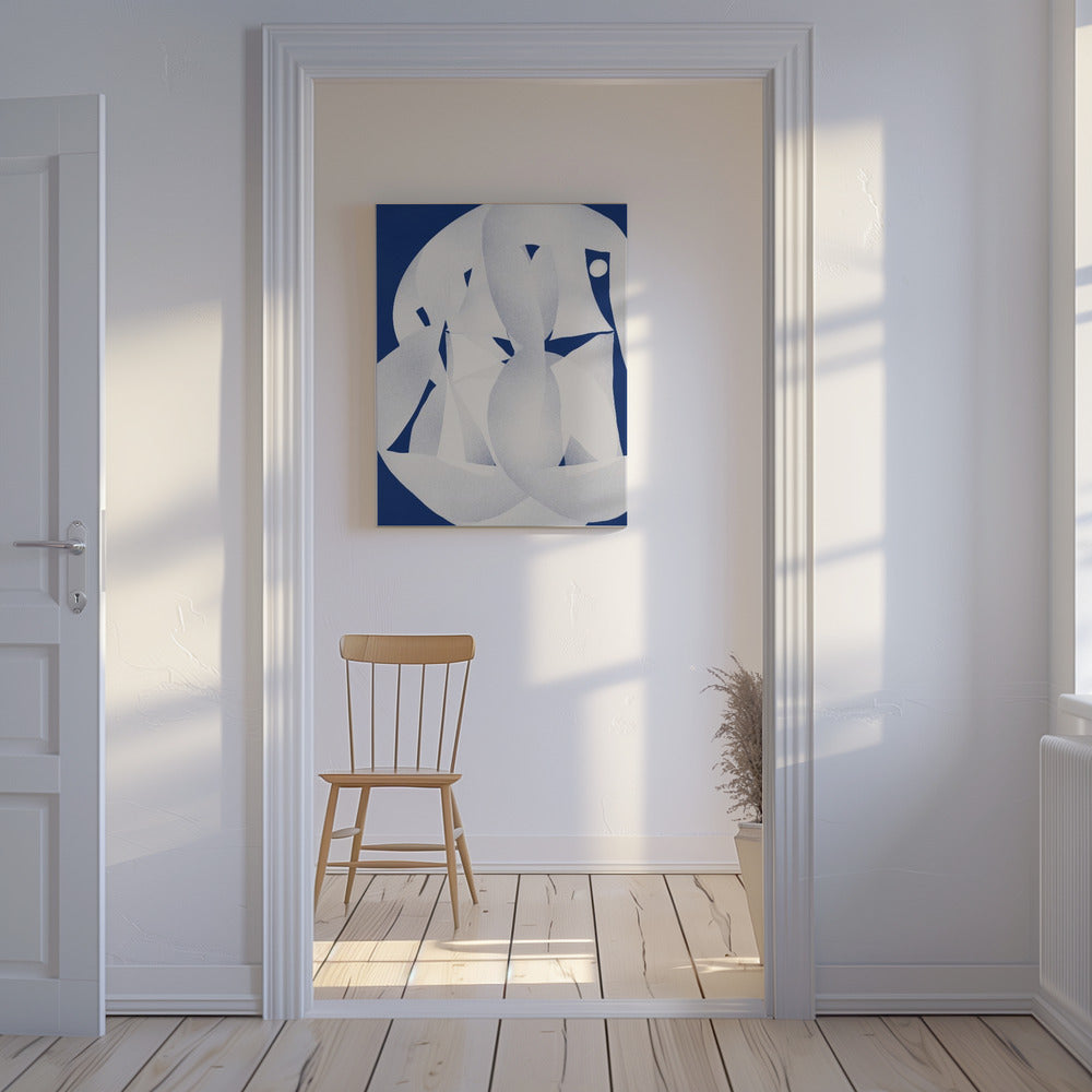 Papierskulptur Abstrakt | Leinwand