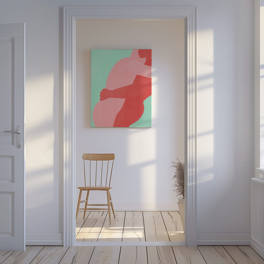 Verbindung und Wärme hervorrufen | Leinwand