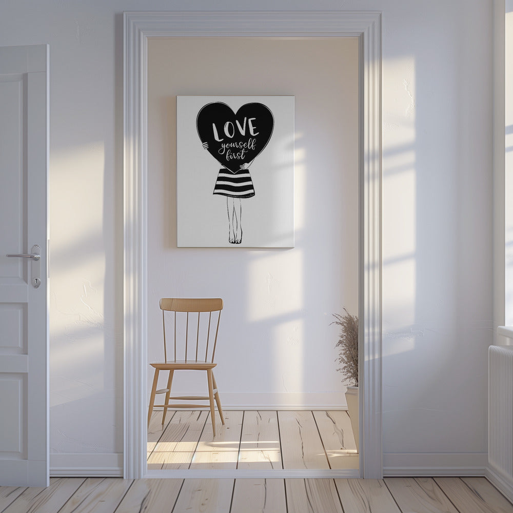 Liebe dich selbst | Leinwand