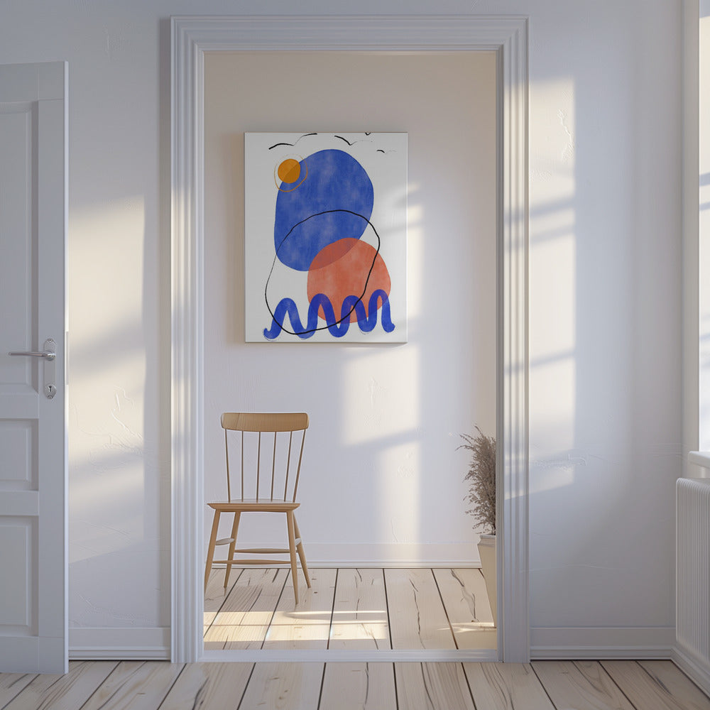Abstrakte Einsamkeit | Leinwand
