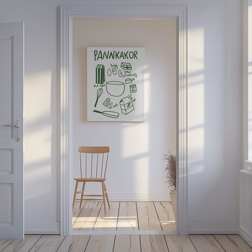 Pfannkuchenzutaten | Leinwand