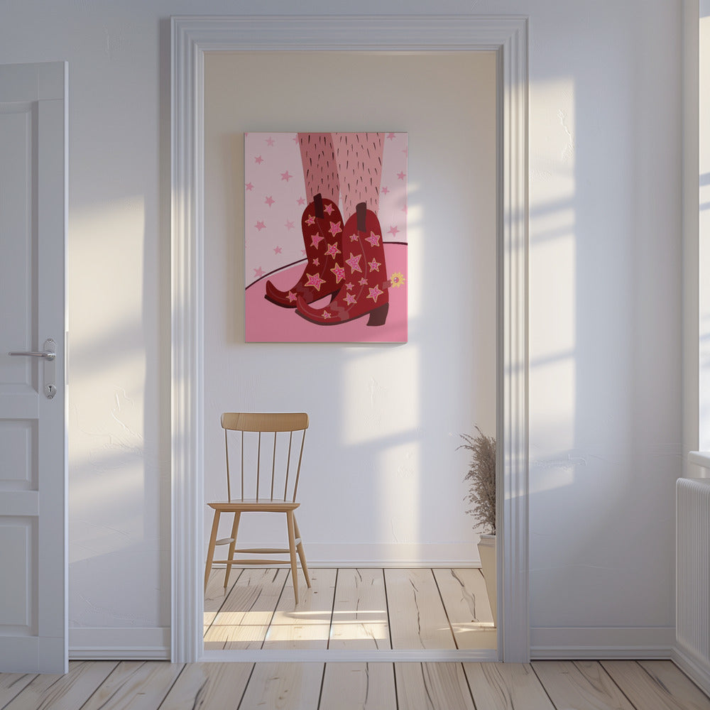 Sternenhimmel-Stiefel | Leinwand