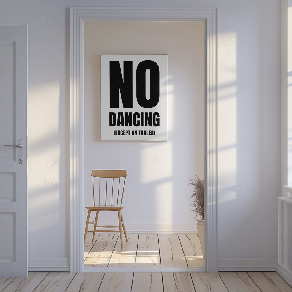 Nur Tischbewegungen | Leinwand