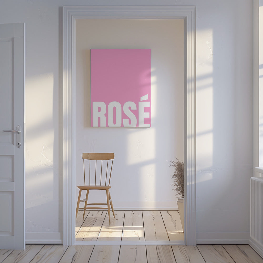 Rosa Rosé Essenz | Leinwand