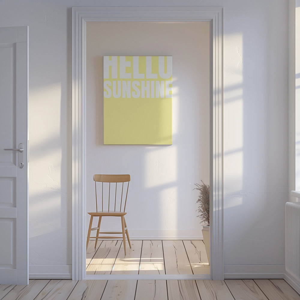 Helles Willkommen | Leinwand