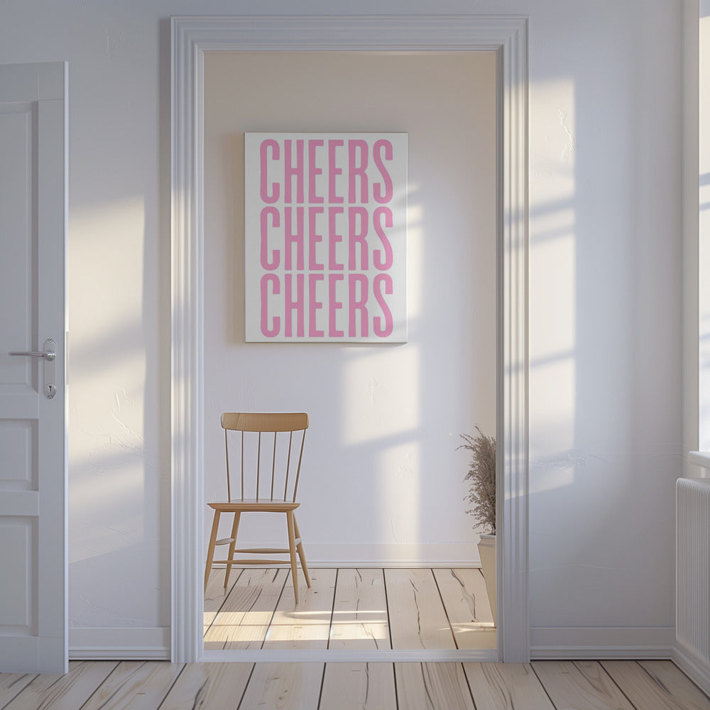 Dreifaches Cheers-Display | Leinwand
