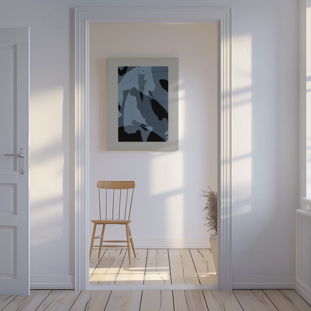 Abstrakte Pinselstriche 60Y | Leinwand