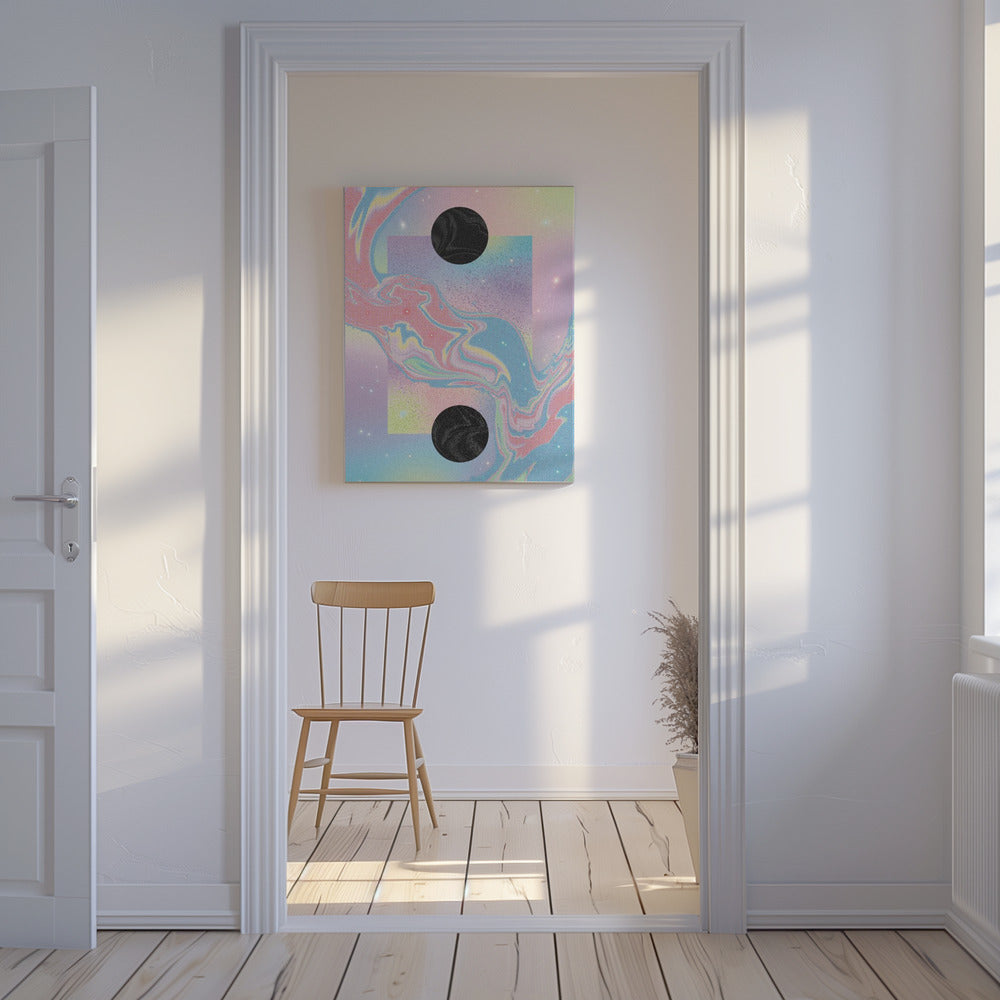 Black Hole Pastel Cosmos | Canvas