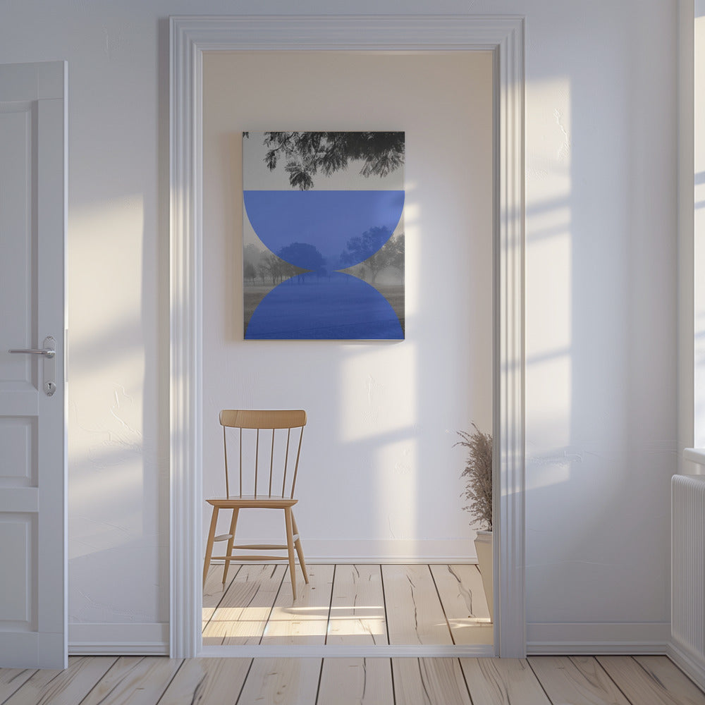 Nebelblauer Horizont | Leinwand