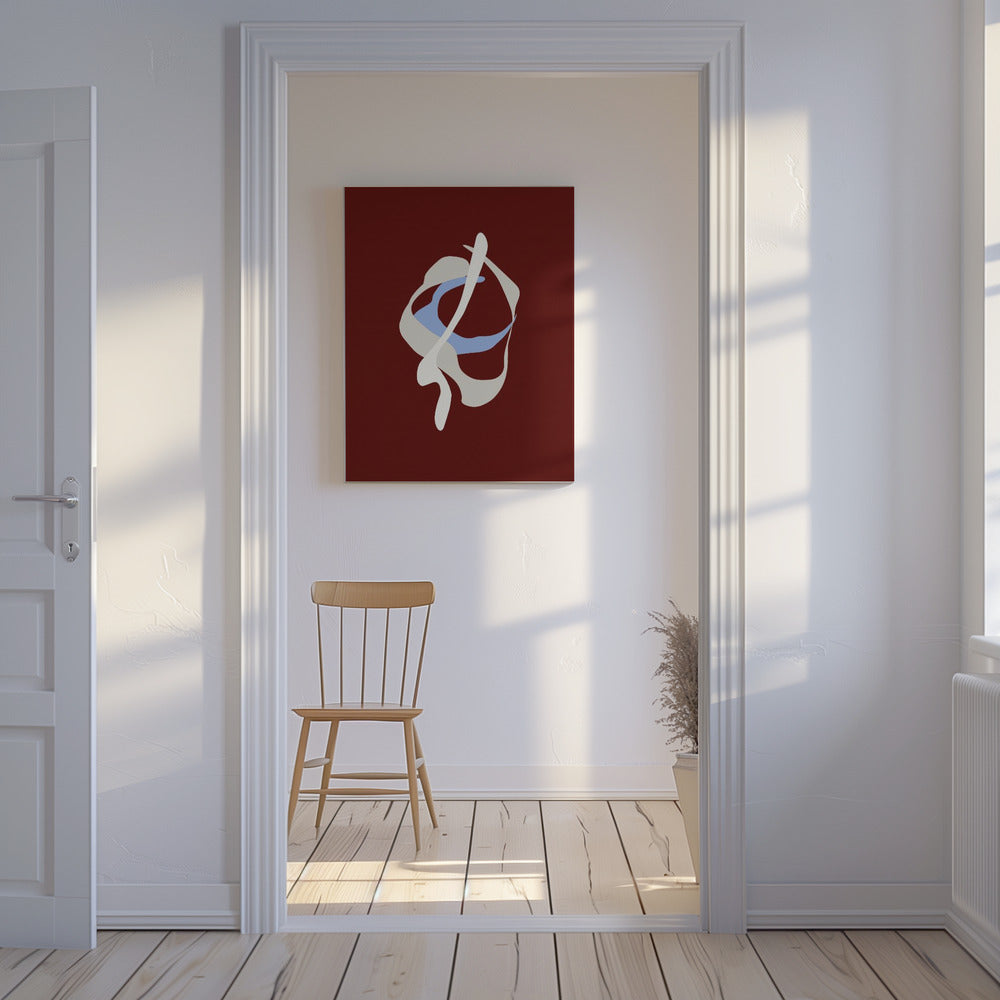 Dart red abstract | Canvas