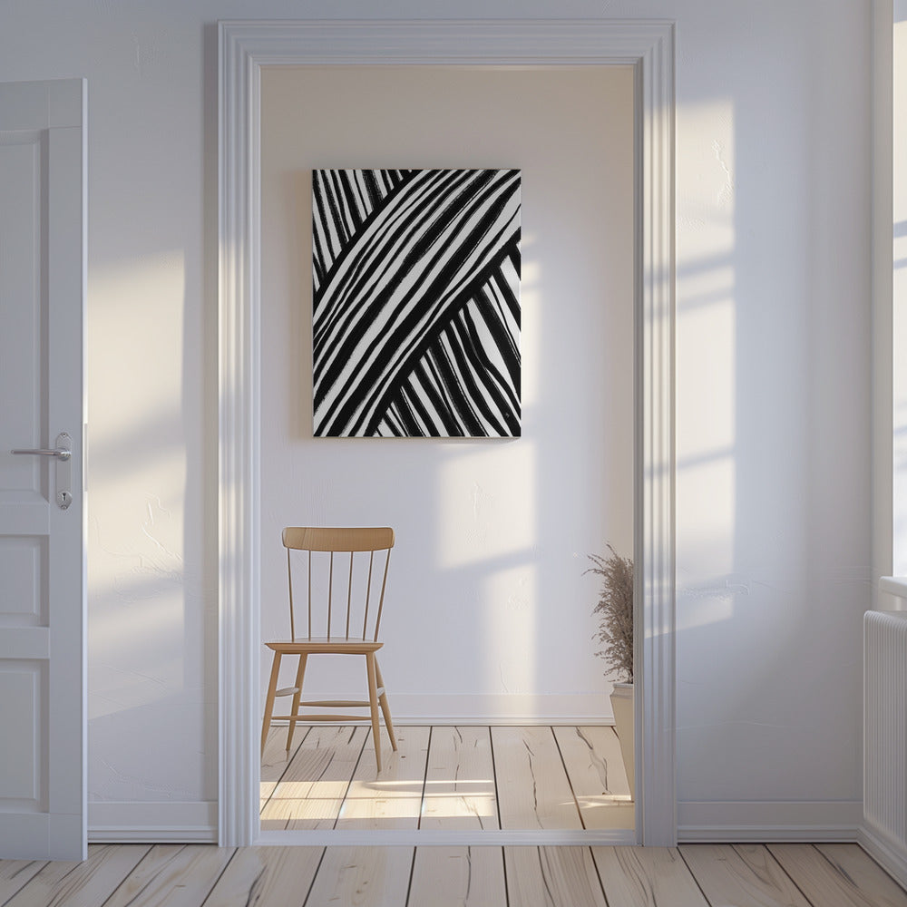Zebras Weg | Leinwand