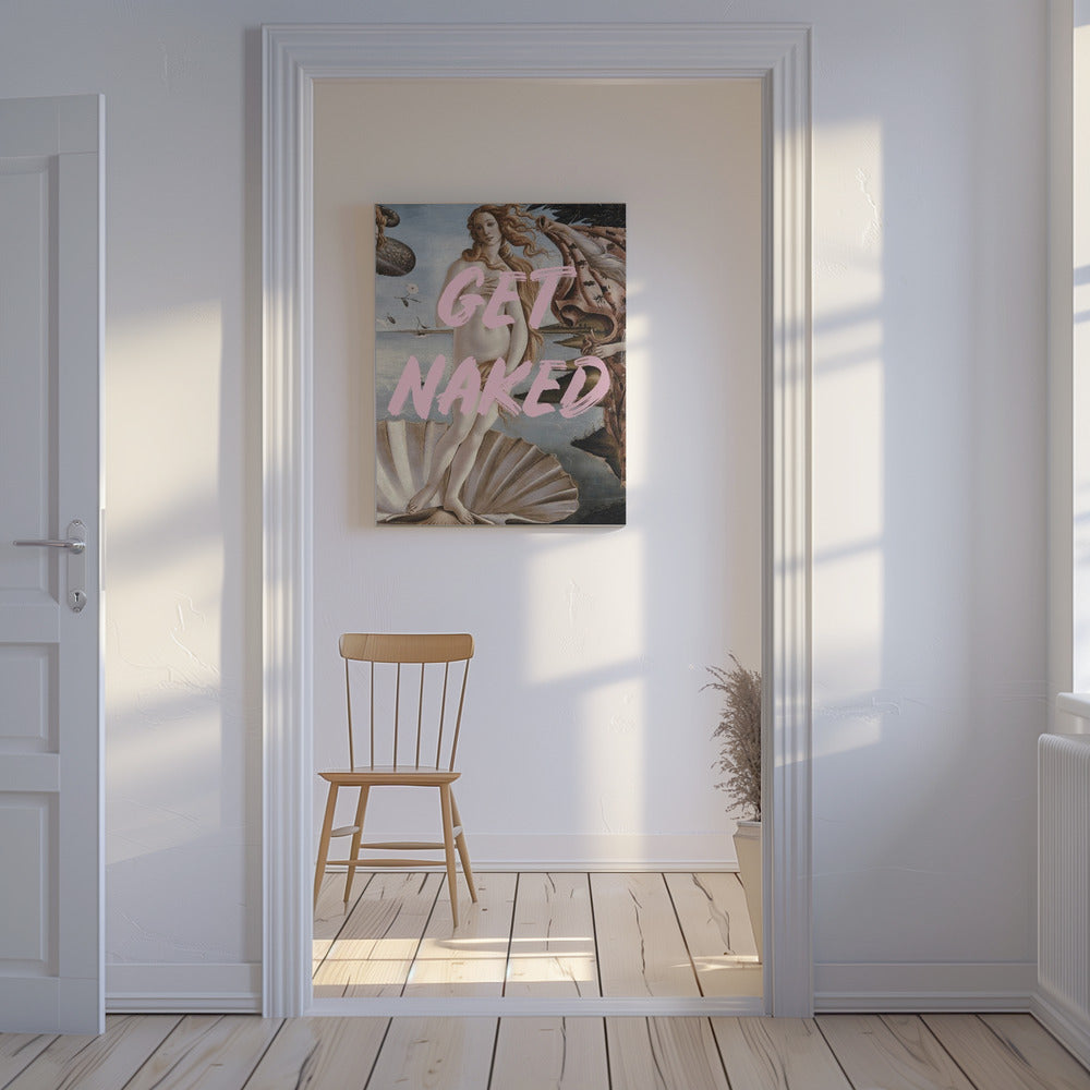 Venus zieht sich aus | Leinwand