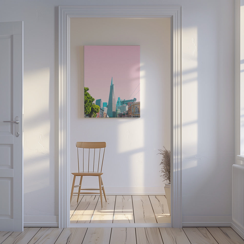 Pyramid in the City | Canvas