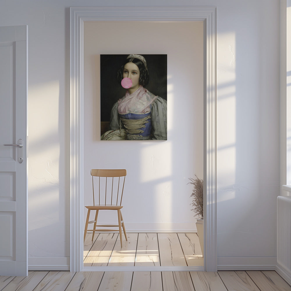 Bubble Gum Portrait | Canvas