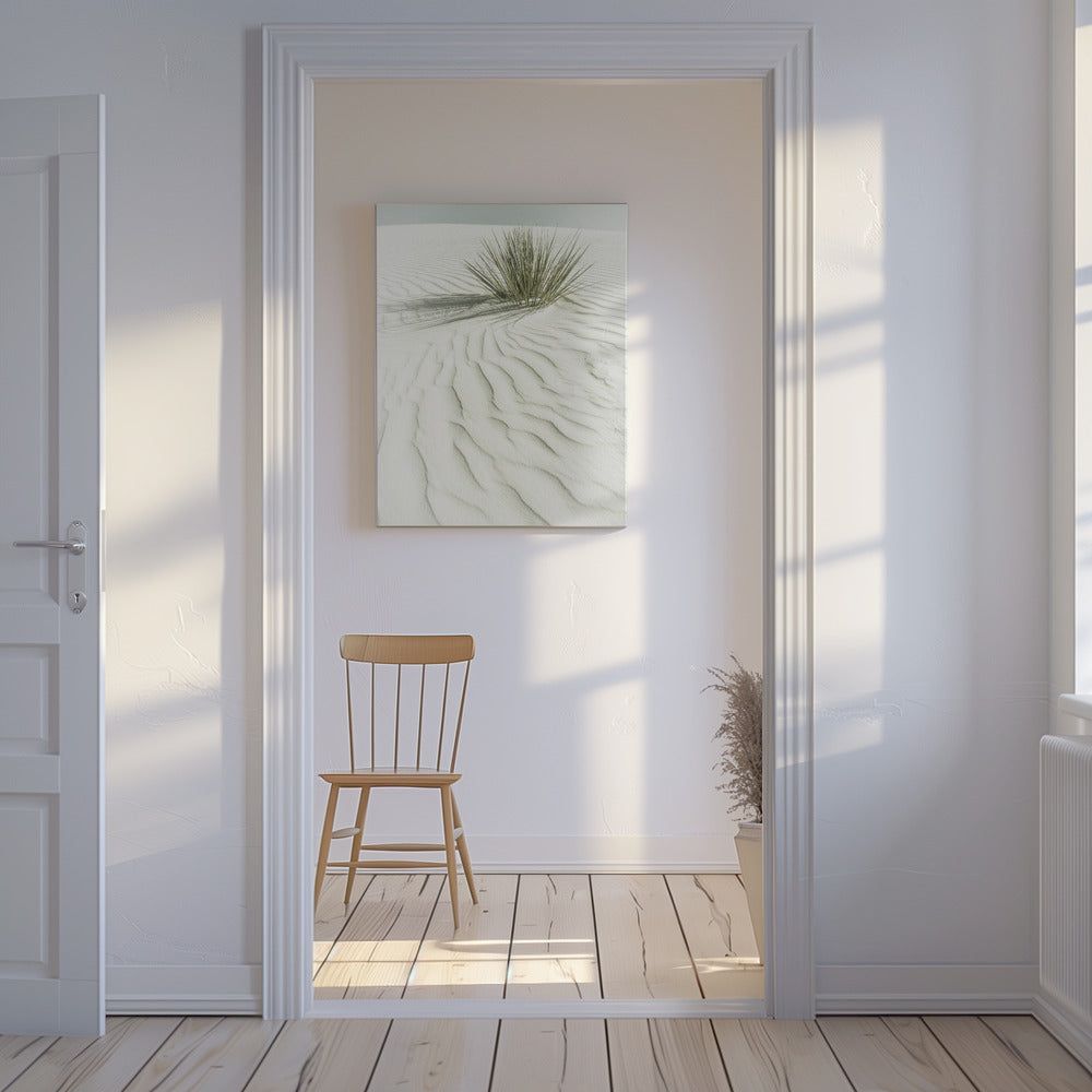 WHITE SANDS Idyllische Vintage-Landschaft | Leinwand