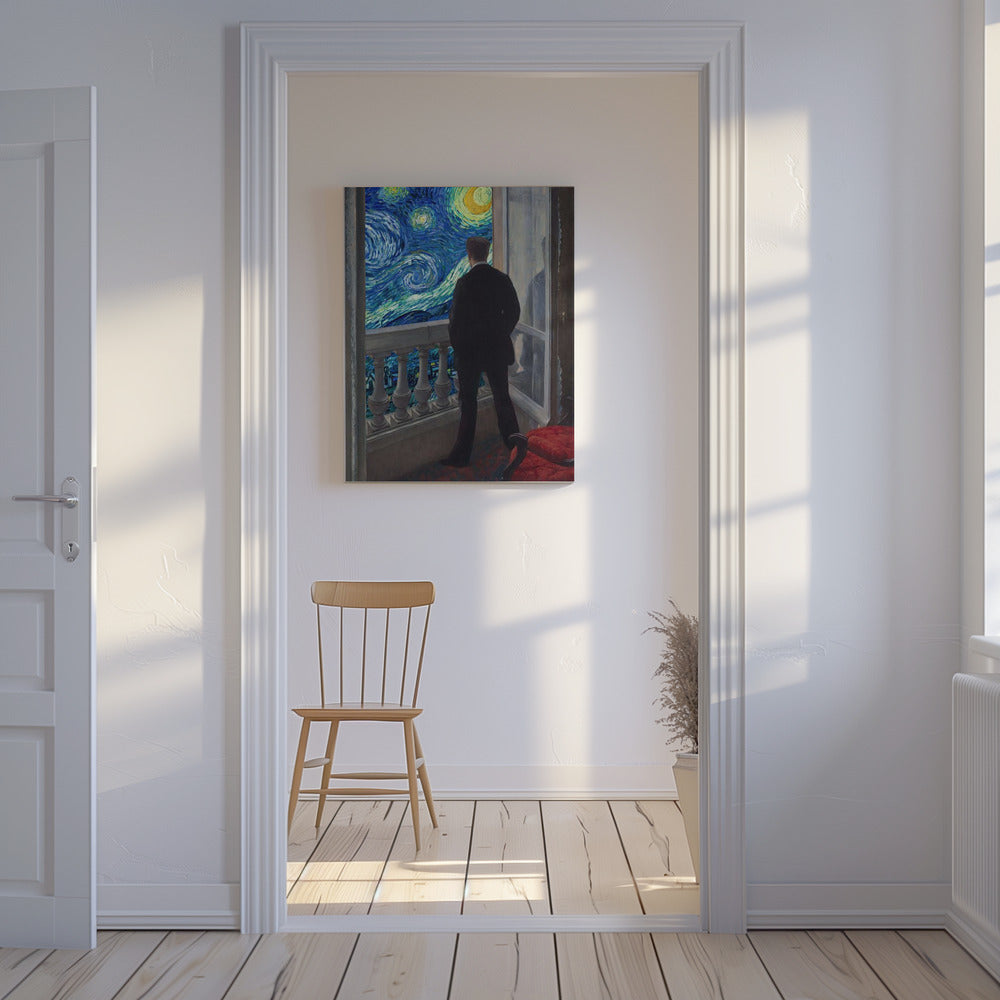 Sternennachtansicht | Leinwand