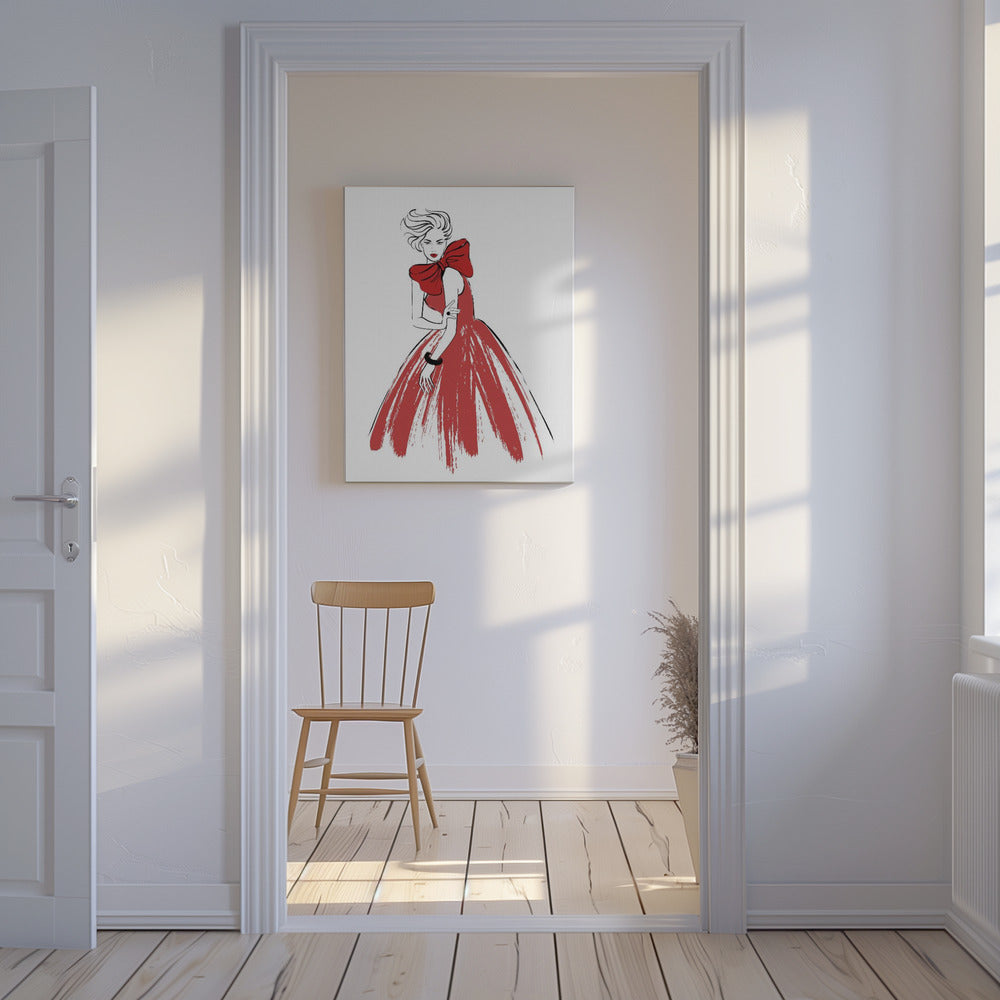 Red Lady | Canvas