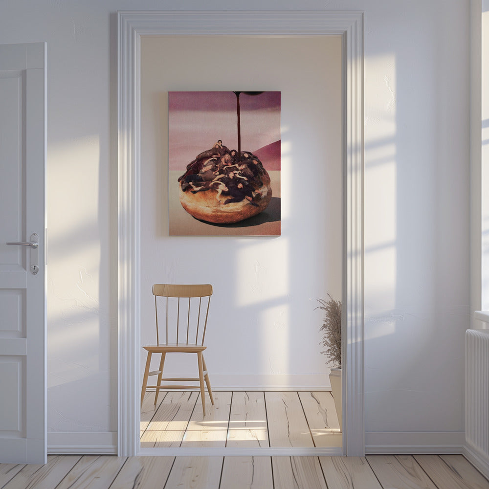 Surrealer dekadenter Donut | Leinwand
