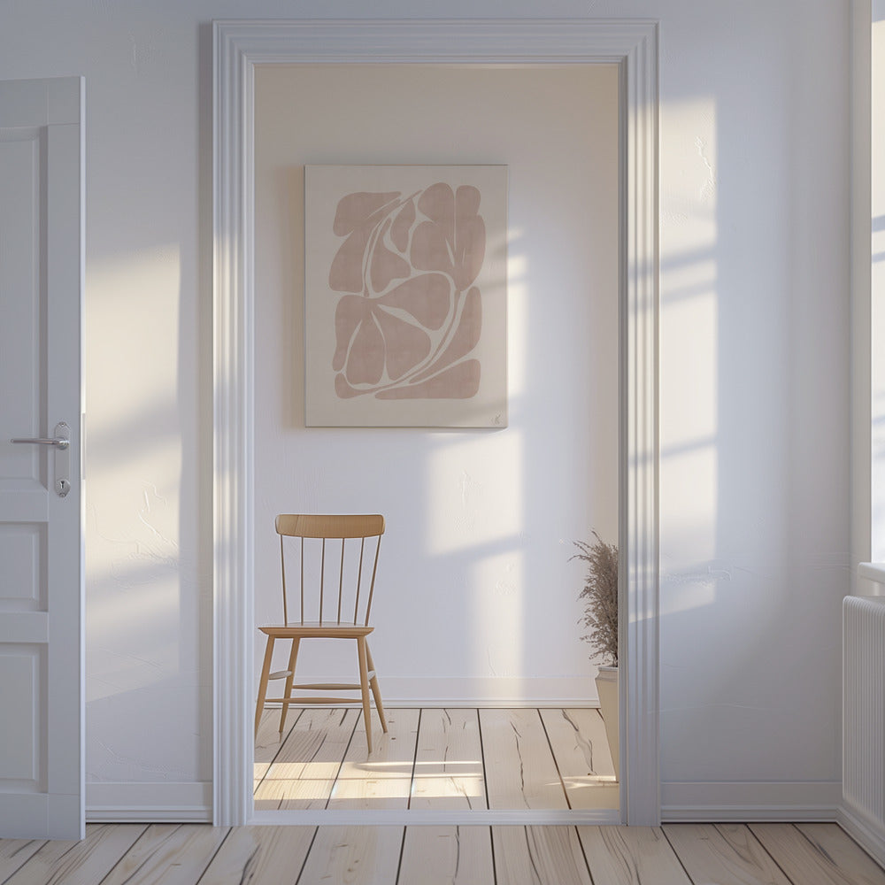 Beige Abstract Shapes | Canvas