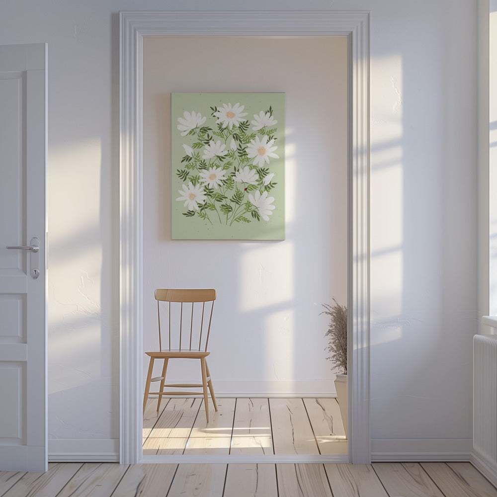 Ladybug flowers | Canvas