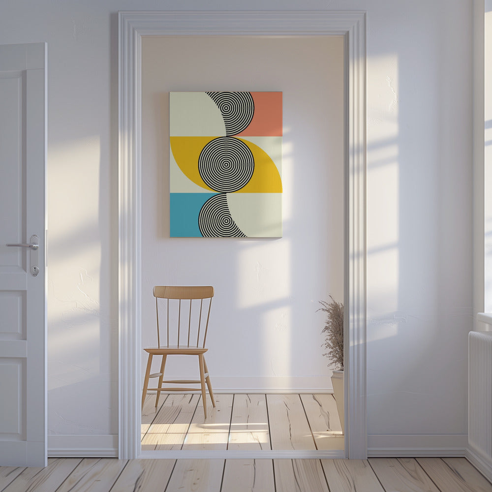 Kreise in Harmonie | Leinwand