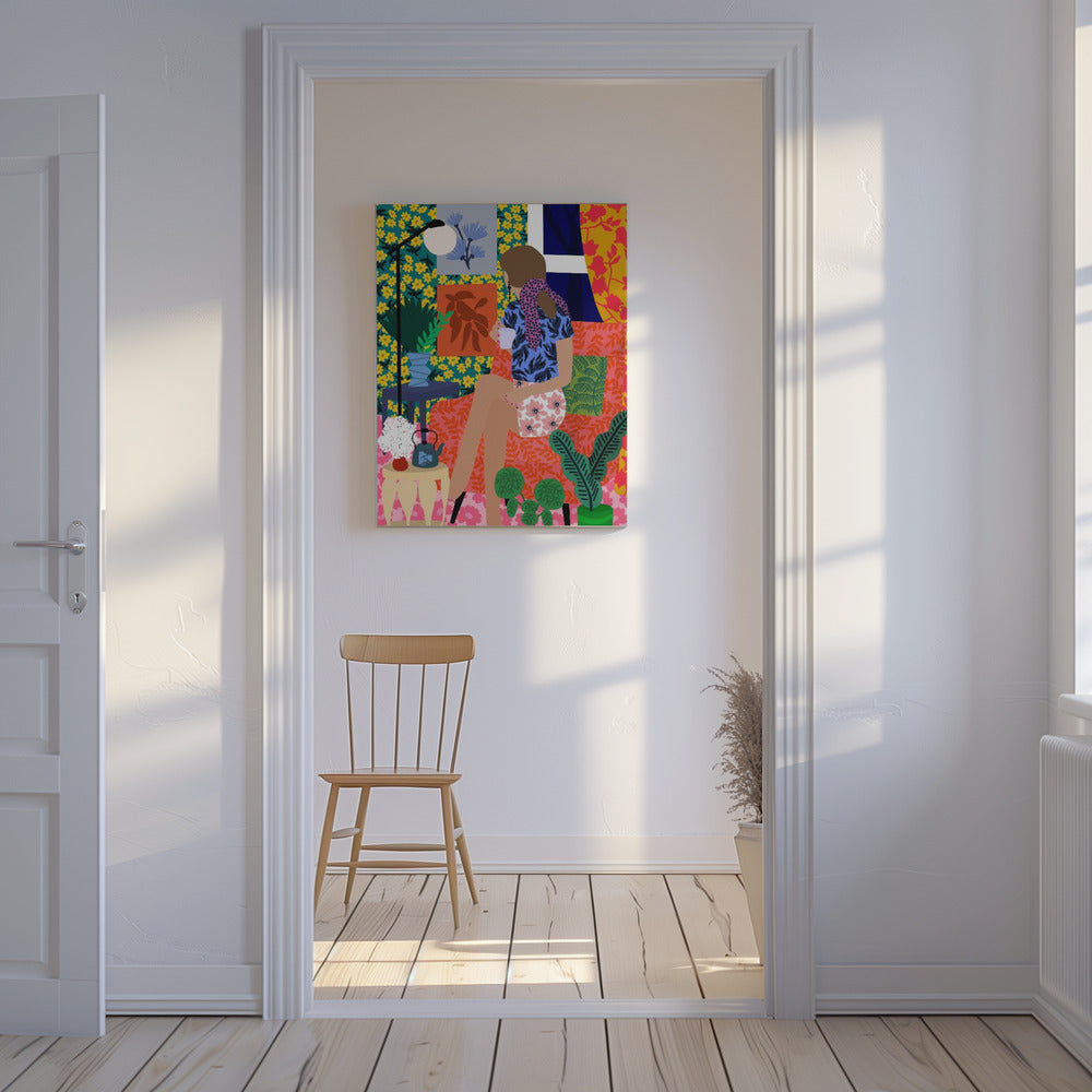 Tea time girl | Canvas