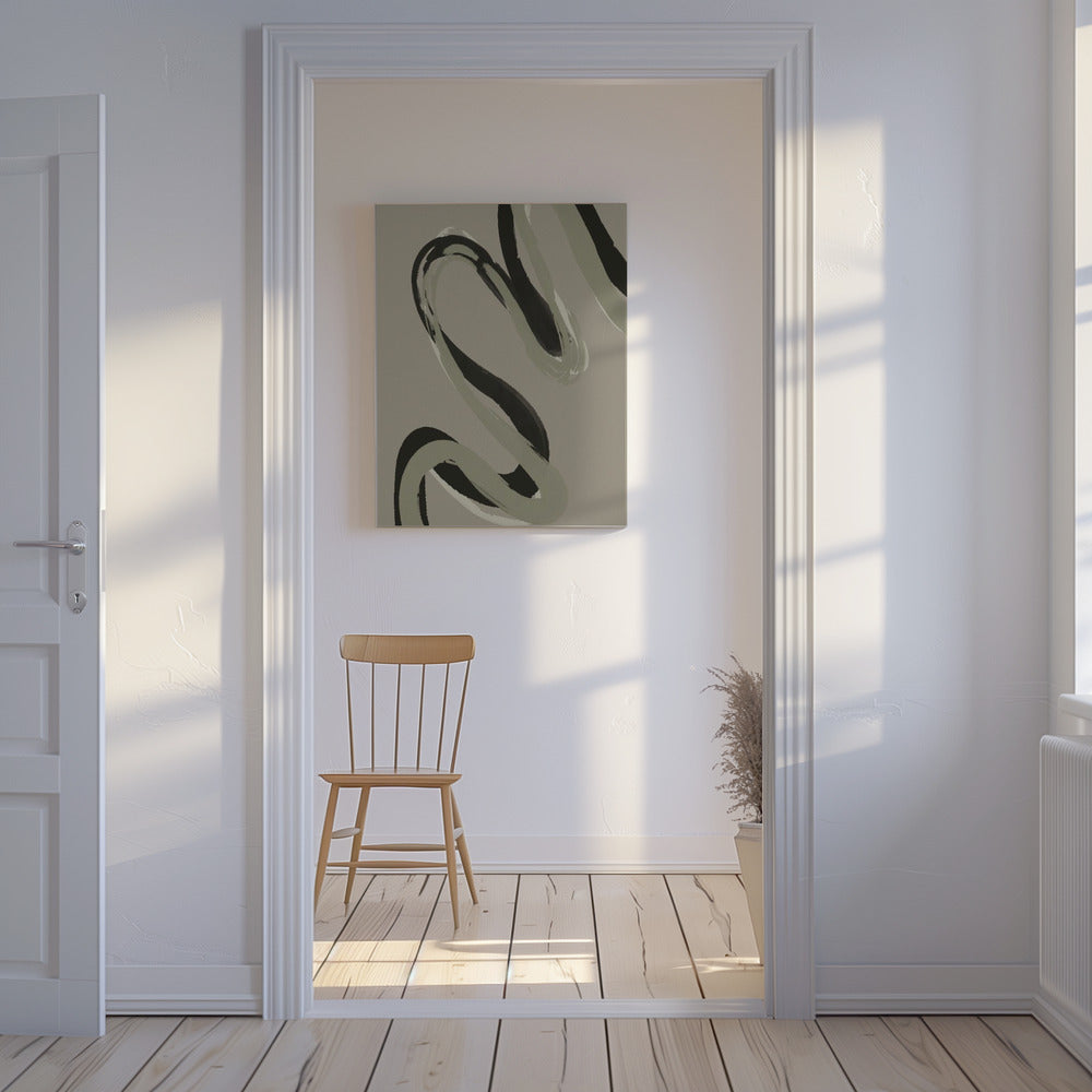 Eleganter Wirbel | Leinwand