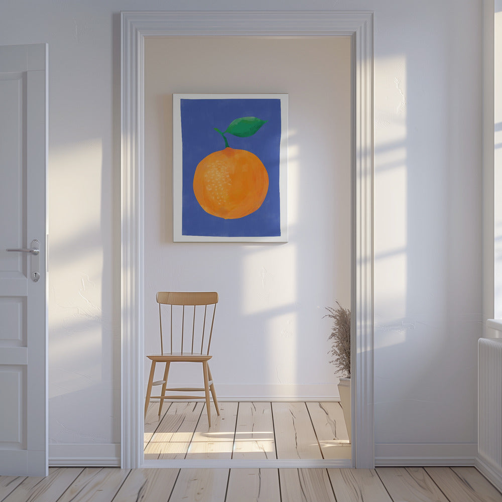 Lebendige Orangenfrucht | Leinwand