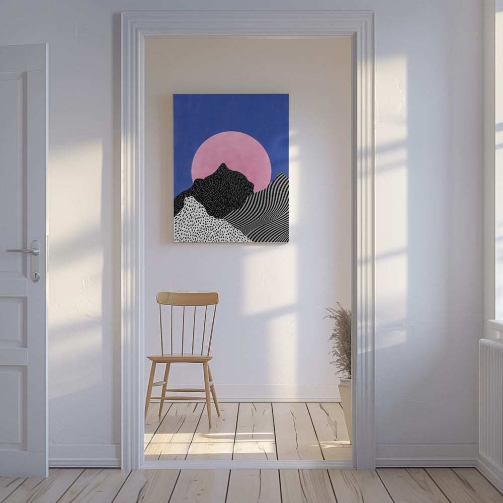 Surreale Gipfelansicht | Leinwand
