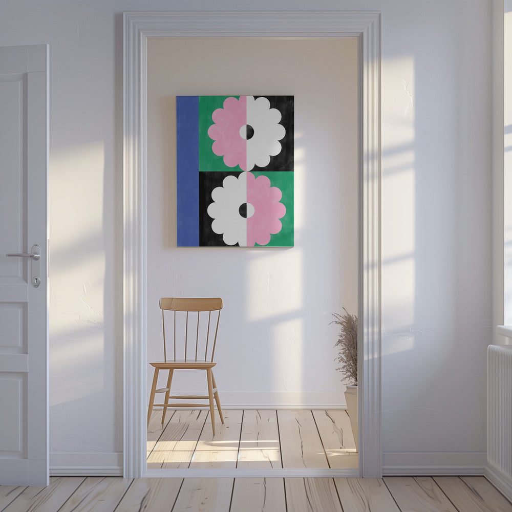 Symmetrieblüten | Leinwand