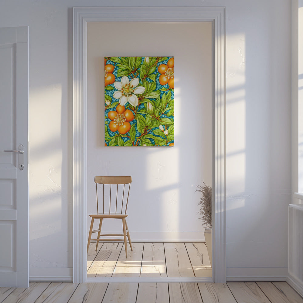 Orangenblüte Naturpflanze | Leinwand