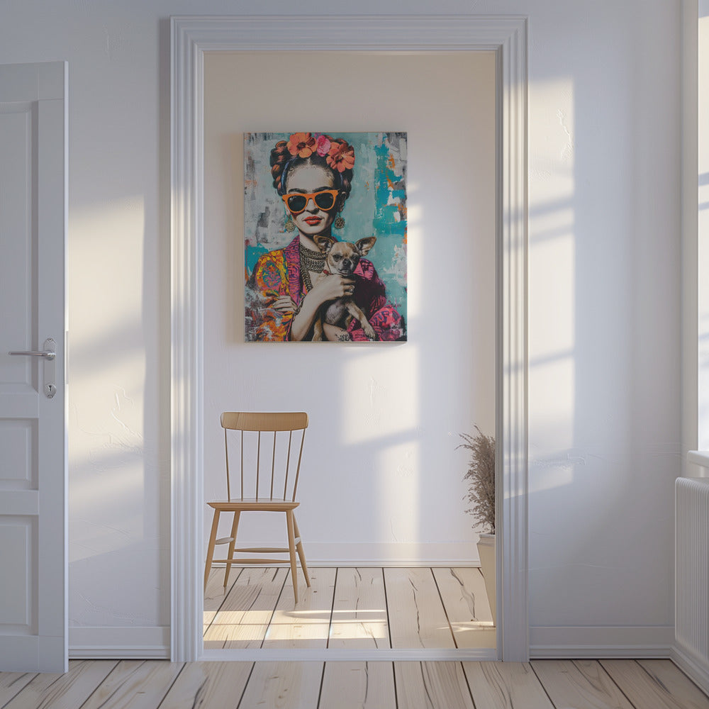 Frida Chihuahua | Canvas