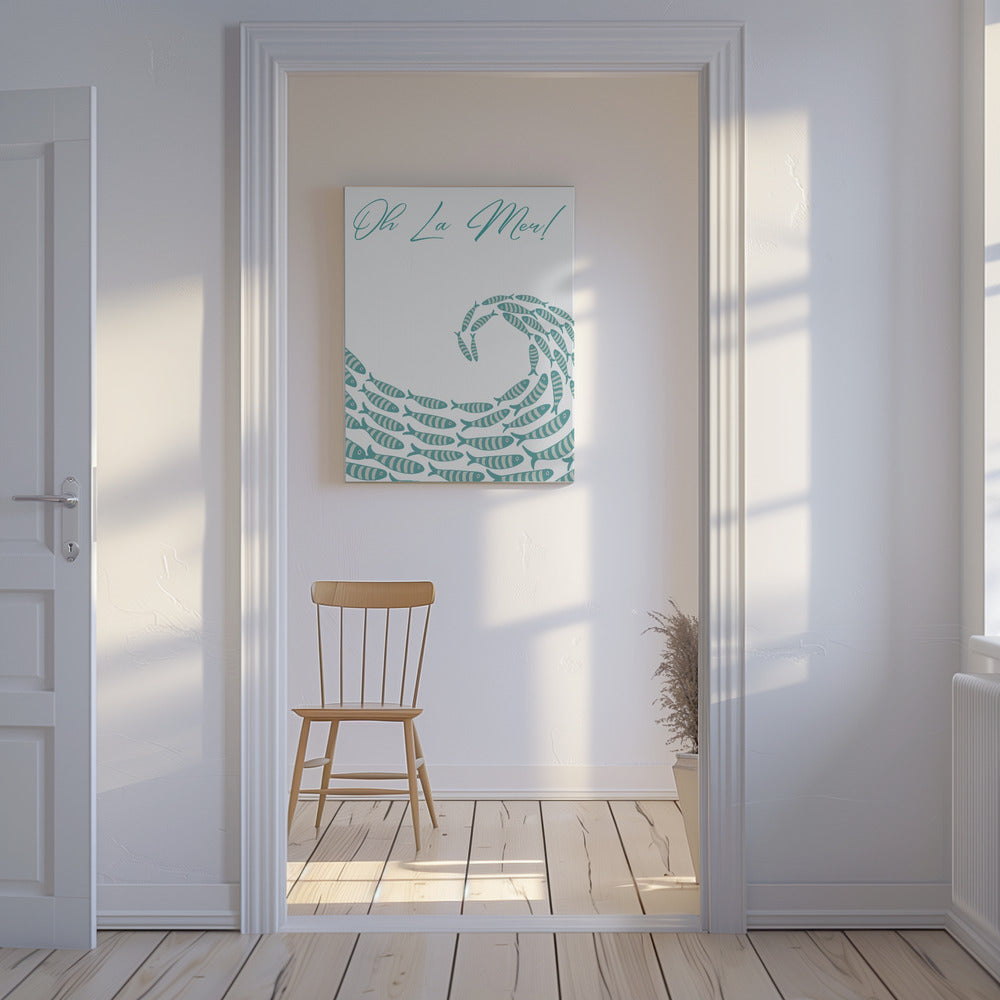Fish Wave Symphony | Canvas