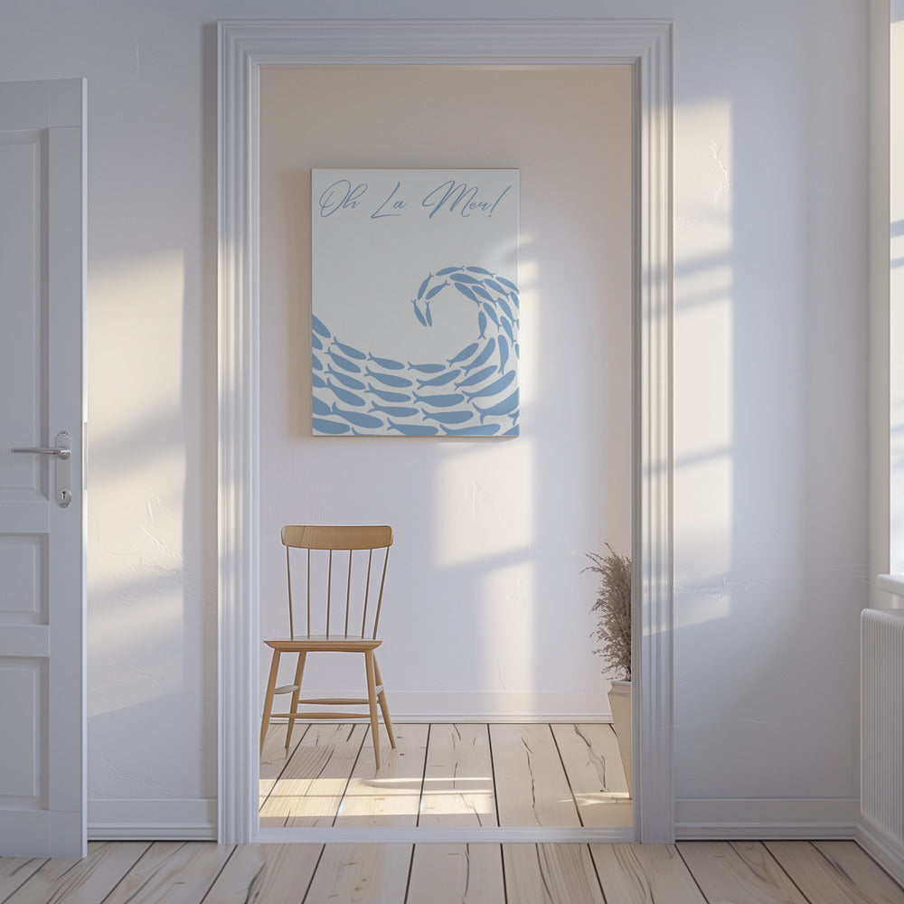 Fish Wave Symphony | Canvas