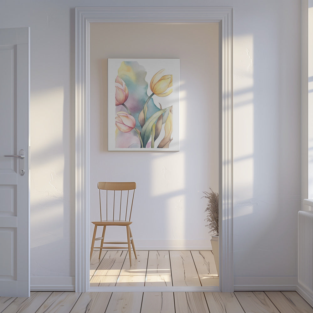 Watercolor Tulip | Canvas
