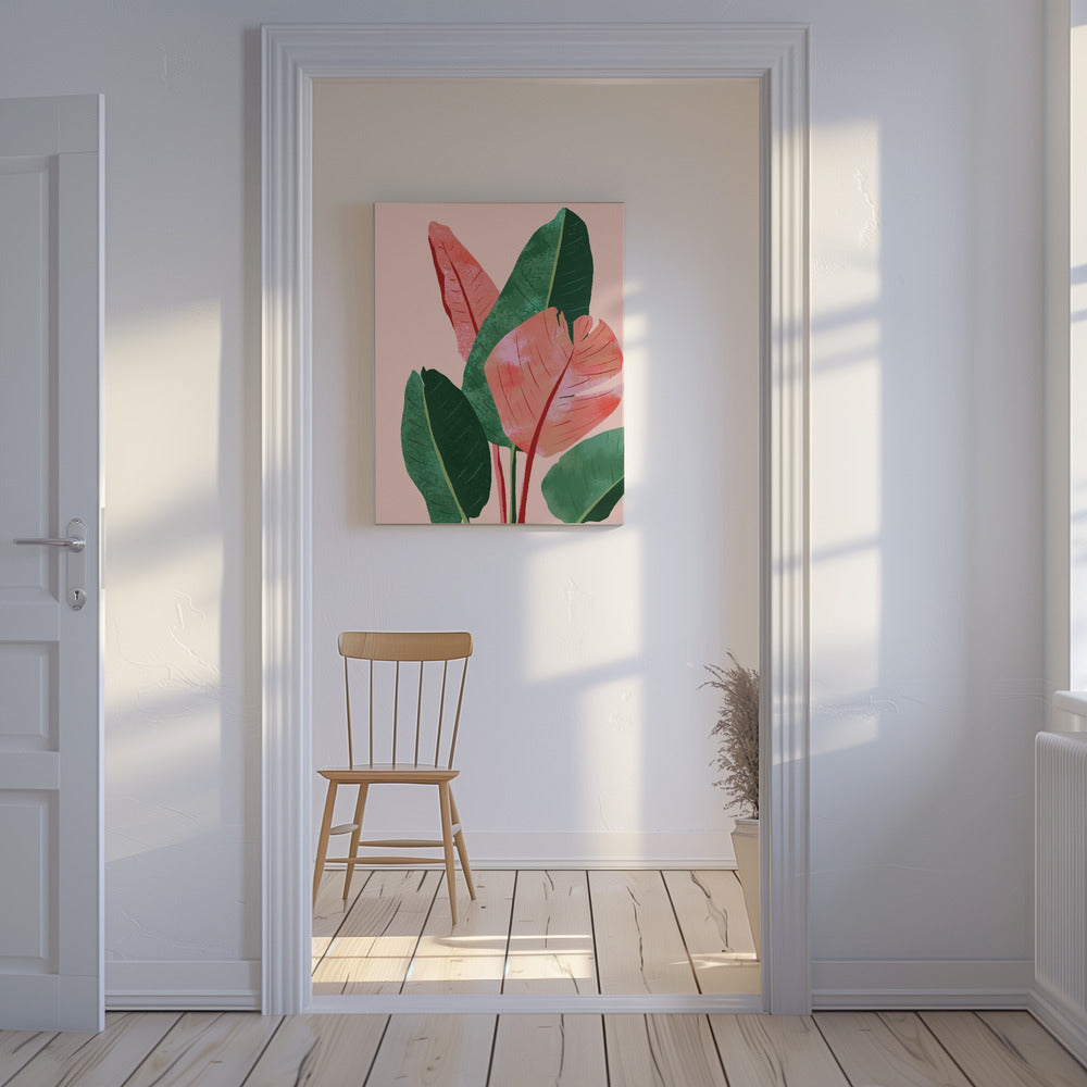Blush Tropical | Leinwand
