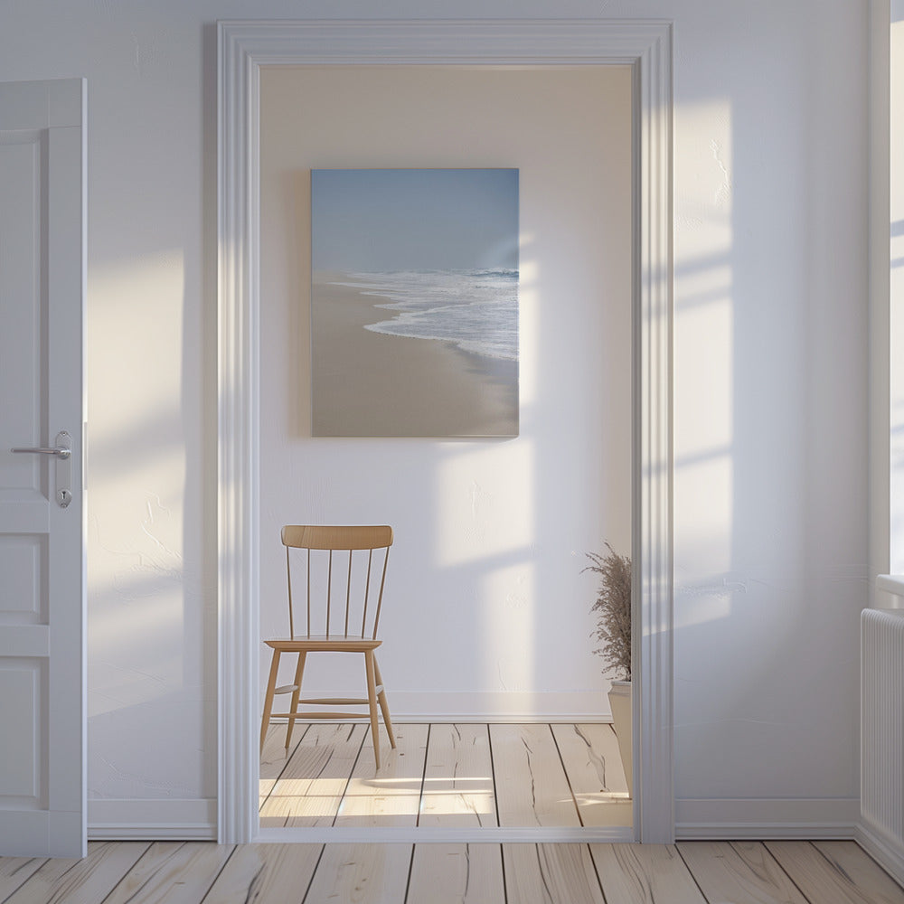 Blau und Sand 1 | Leinwand