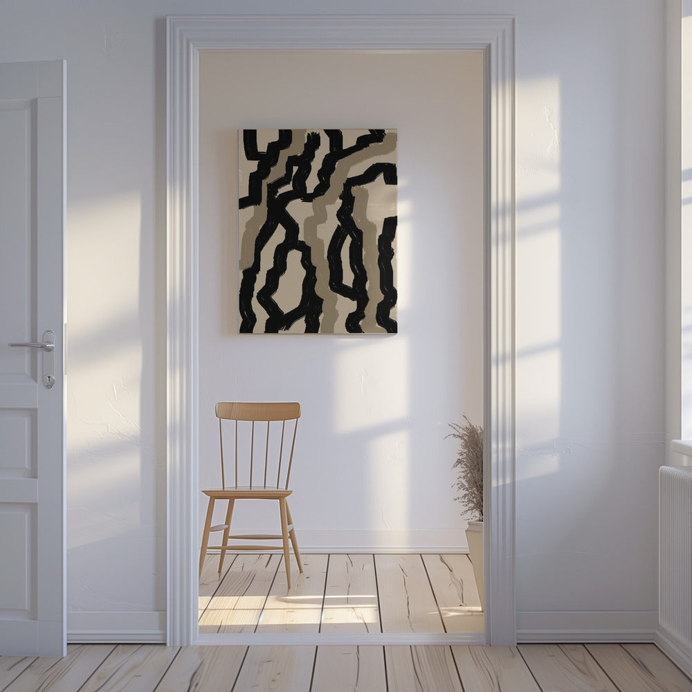 Zigzag Reflections | Canvas